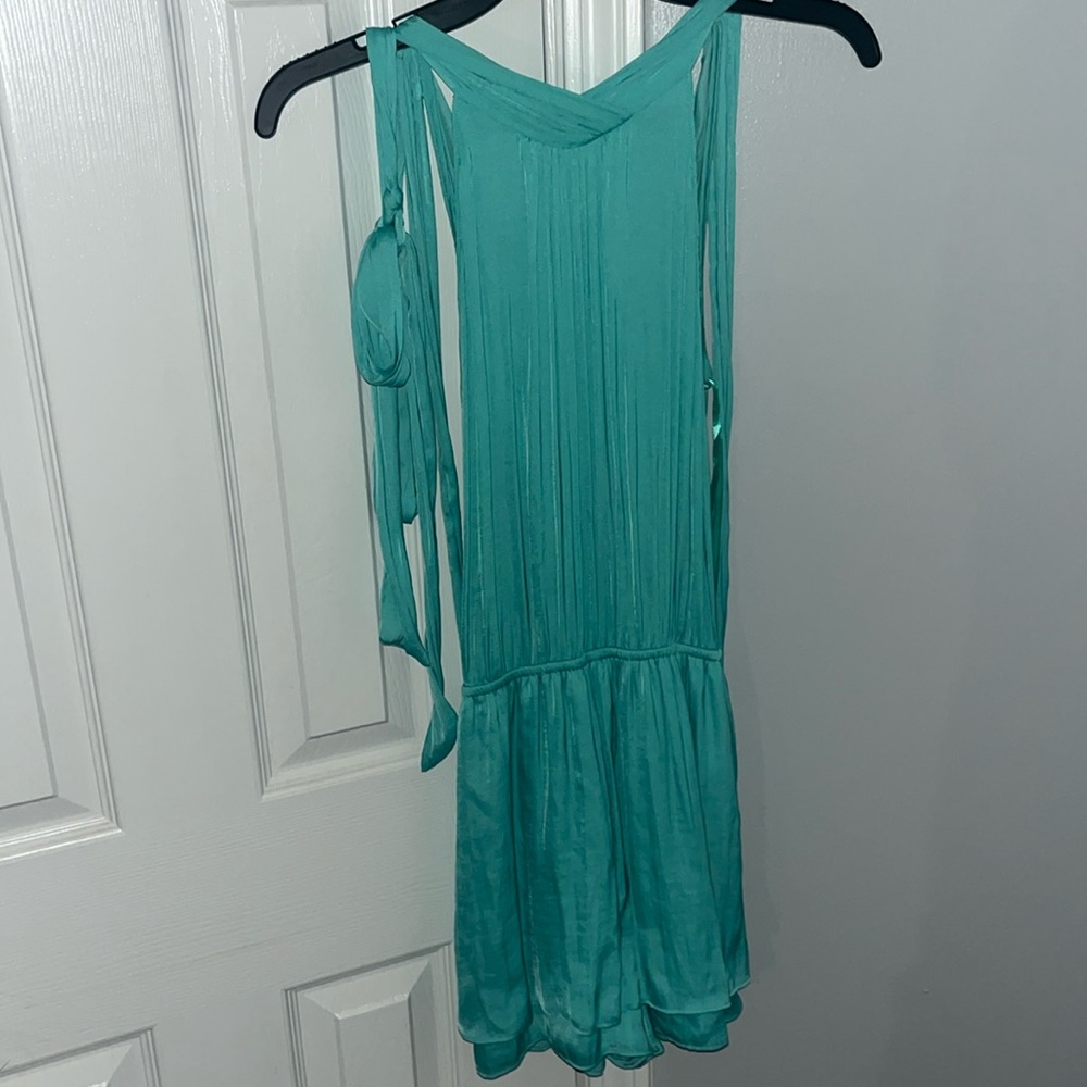 Teal romper from boutique